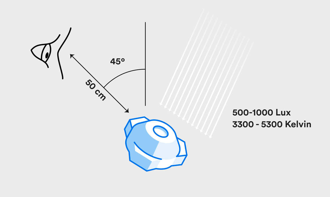 Observation condition illustration